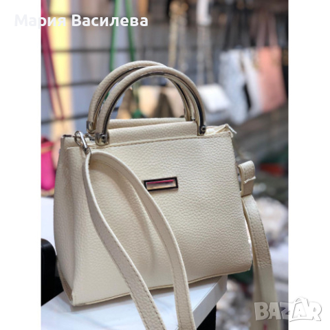 Дамска елегантна чанта с допълнителна дълга дръжка в различни цветове, снимка 2 - Чанти - 44353759