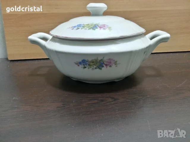 стар български порцелан супник 