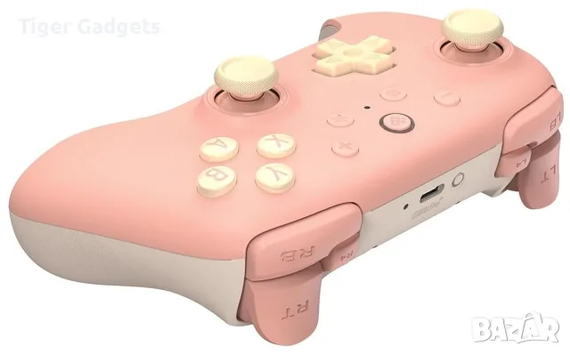 Безжичен контролер 8BitDo Ultimate 2C 2.4G Hall Effect, Peach за Windows и Android, снимка 2 - Джойстици и геймпадове - 55741523