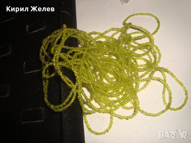 ХИЛЯДИ МЪНИСТА НАНИЗ НЕЖНО РЕТРО АРТ КОЛИЕ ОГЪРЛИЦА РЪЧНА ИЗРАБОТКА 19241, снимка 4 - Колиета, медальони, синджири - 31450823