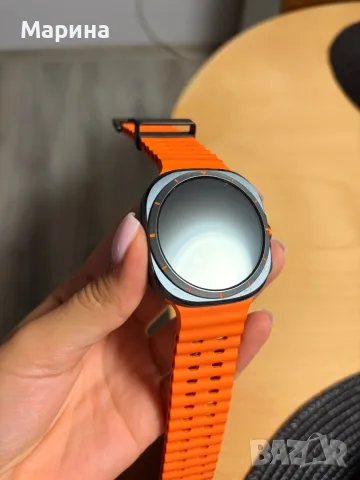 Samsung Galaxy Watch Ultra 2025 47mm LTE – Titanium Gray / Orange, снимка 4 - Samsung - 55994145
