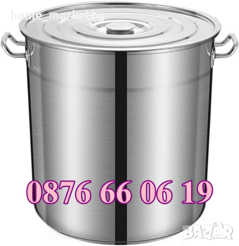 Неръждаеми Казани/Тенджери 80 л, казан 80 литра за готвене, снимка 2 - Съдове за готвене - 44667325