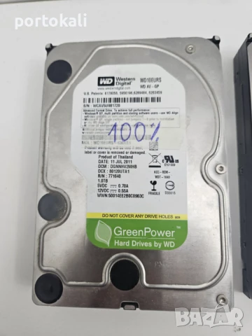 +Гаранция! HDD хард диск твърд диск 1TB 1ТБ WD Western Digital, снимка 2 - Твърди дискове - 51059843
