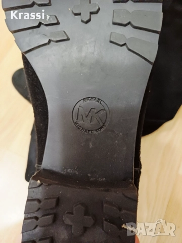 Черни боти Michael Kors  39, снимка 5 - Дамски боти - 52954232