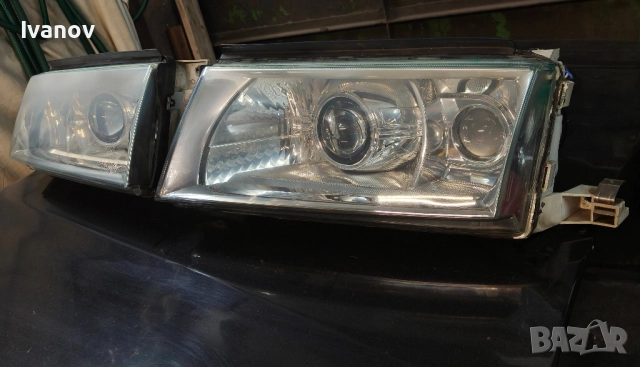 Фарове за Skoda Octavia mk1 фейс с вградени 3" bi-led прожекторни лупи 