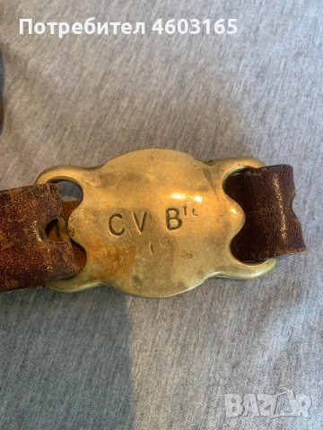 стар кожен колан с месингива катарама и декорации, снимка 7 - Антикварни и старинни предмети - 52134604