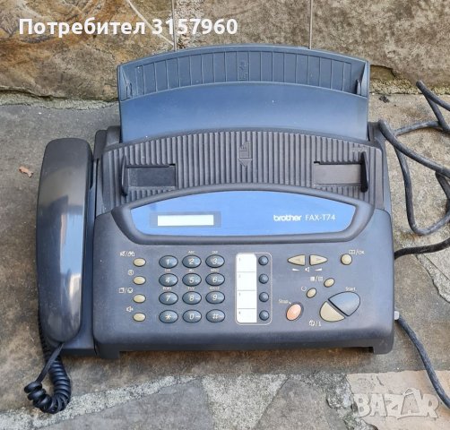 Телефон факс Brother T74, снимка 1 - Стационарни телефони и факсове - 37535472