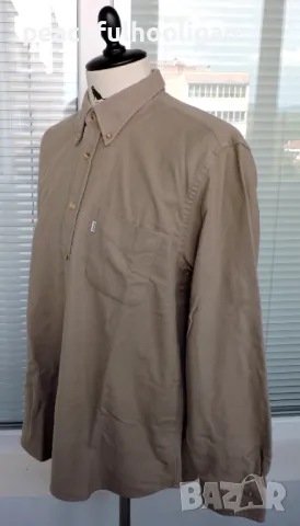 Barbour Comfort Fit original - мъжка памучна риза с дълъг ръкав размер XL, снимка 12 - Ризи - 48926235