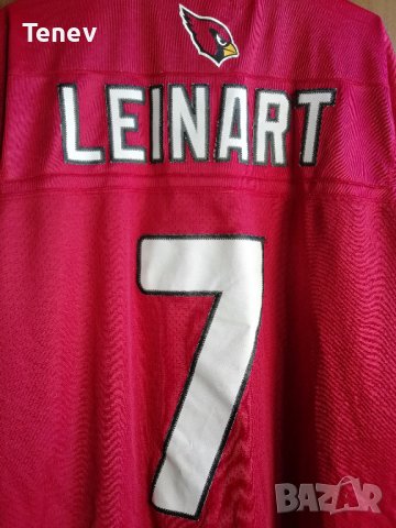 ARIZONA CARDINALS MATT LEINART FOOTBALL JERSEY NFL REEBOK оригинална тениска Американски футбол , снимка 4 - Тениски - 38368316