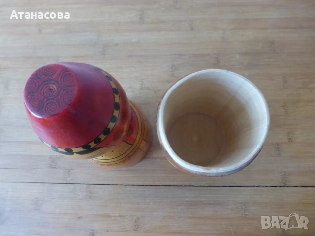 Матрьошка за бутилка водка СССР 1976 г, снимка 9 - Антикварни и старинни предмети - 50507531