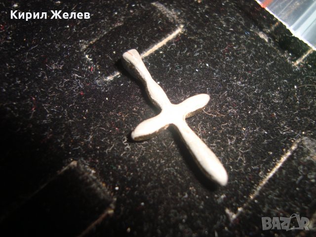 СТАРО КРАСИВО КРЪСТЧЕ с ЦИРКОНИ 20961, снимка 5 - Колиета, медальони, синджири - 32101895