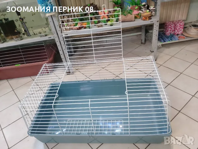 80/50/40 см Голяма клетка за заек или морско свинче 
