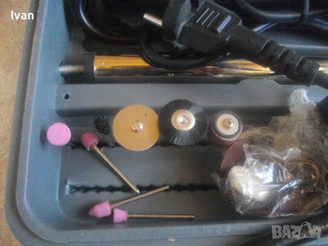 Нова Немска Мини Дрелка-Шлифовалка/Прав Шлайф-140W-TROVEX/170W-Top Craft-Пълен Комплект, снимка 6 - Други инструменти - 37640952