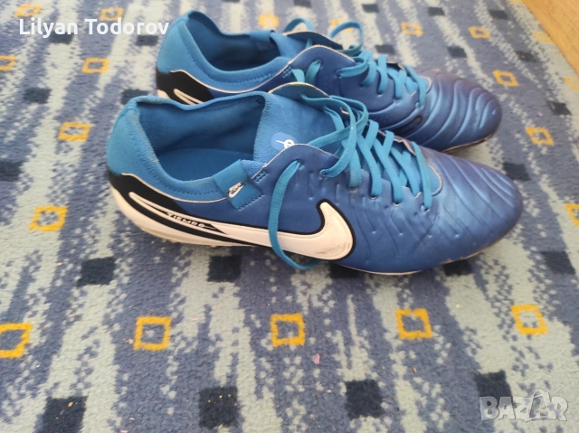 Футболни обувки Nike Tiempo Legend 10 Pro FG soar/white , снимка 13 - Футбол - 52621802