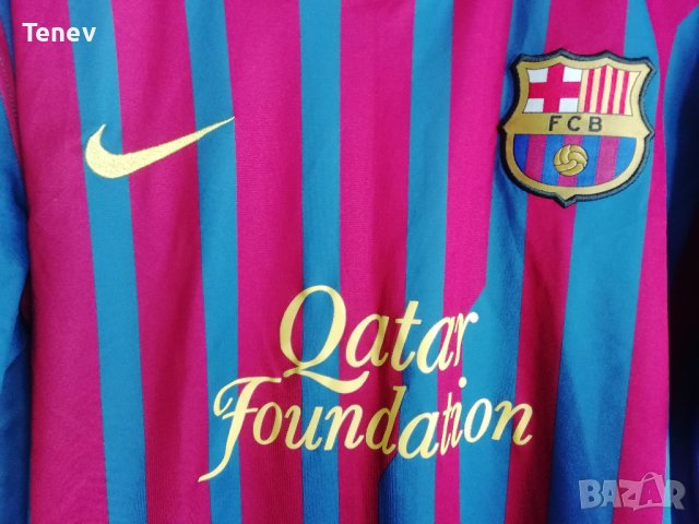 Barcelona Nike оригинална футболна тениска фланелка Барселона 2011/2012 , снимка 3 - Тениски - 37675470