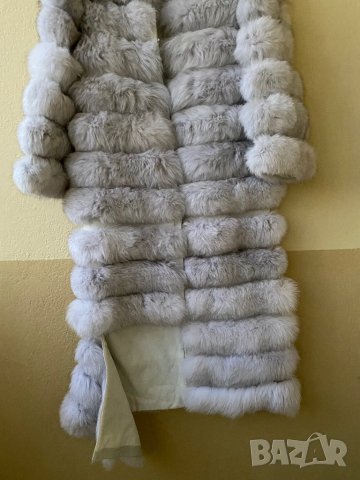 Палто на 3 части естествен косъм  , снимка 6 - Палта, манта - 42887564