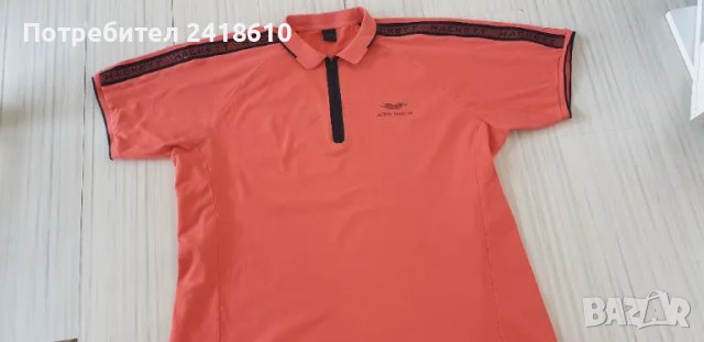 Hackett Aston Martin  3/4 Zip Pique Stretch Cotton Mens Size 2XL - 3XL  ОРИГИНАЛ! Мъжка Тениска!, снимка 13 - Тениски - 50436099