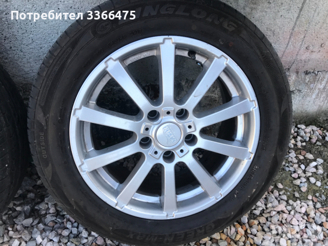 4 бр. Оригинални Джанти за Японски автомобил - Митсубиши, снимка 5 - Гуми и джанти - 44613251