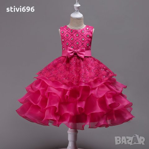 Детска рокля  розова размер 170 -  Ново.., снимка 1