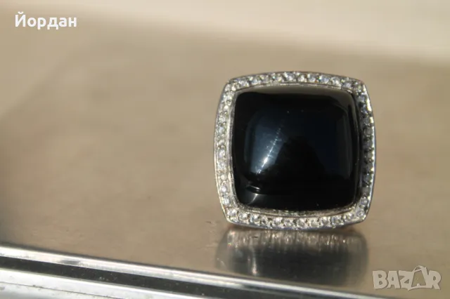 Сребърен дамски пръстен, снимка 2 - Пръстени - 49169360