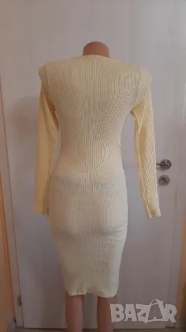 Нова жълта рокля рипс , снимка 2 - Рокли - 48990183