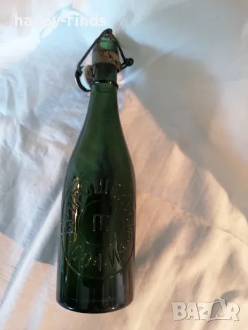 Антикварна бирена бутилка "Братя Прошек" 4 dl, снимка 1
