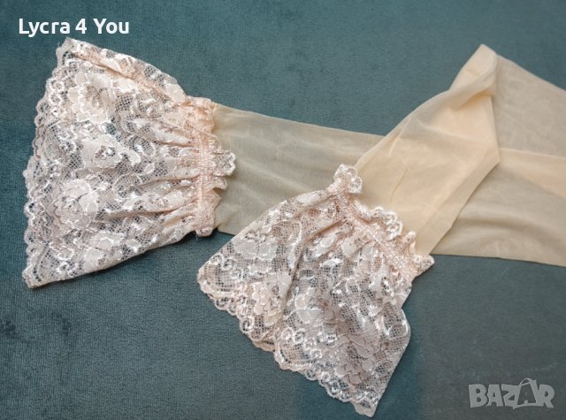 M/L чорапи за жартиери с широка богата дантела, снимка 4 - Бельо - 39355577