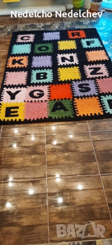 Вълнен килим за детска стая 2,40 х 1,70 м отлично състояние, снимка 2 - Други стоки за дома - 51682498
