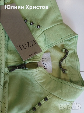 Кожено яке от агнешка кожа, снимка 5 - Якета - 54343427