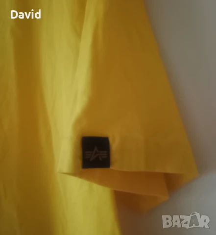 Оригинална мъжка тениска Alpha Industries Side Logo, снимка 4 - Тениски - 50999344