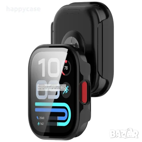 Xiaomi Redmi Watch 6 Active / 6 Lite / 360° Твърд пластмасов кейс с вграден протектор за екран, снимка 6 - Смарт часовници - 55962395