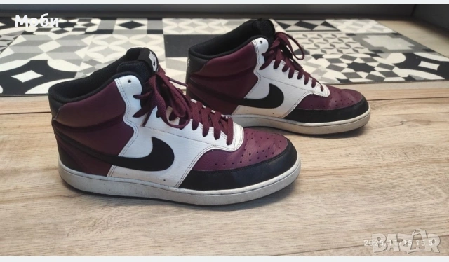 NIKE Court Vision Mid-Кожени мъжки кецове Найк ном.43