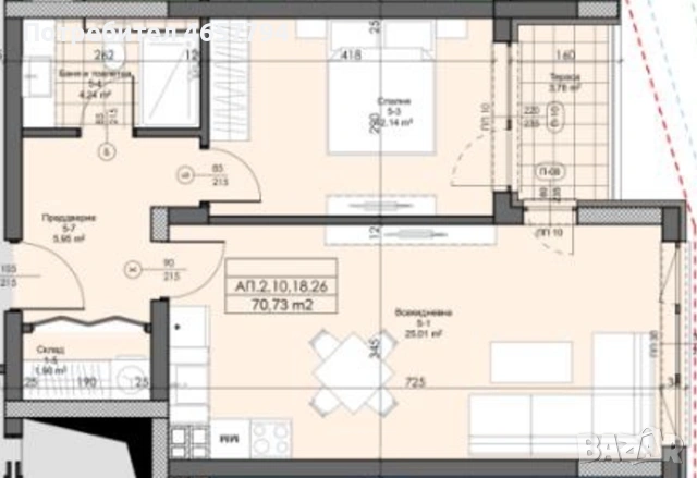 Двустаен апартамент в Асеновград! 