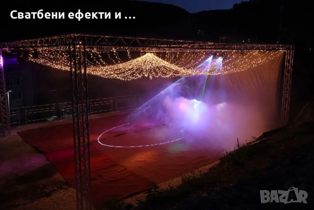 Професионални ефекти: пушек, сцена, лазери и осветление , снимка 6 - Други - 54318433