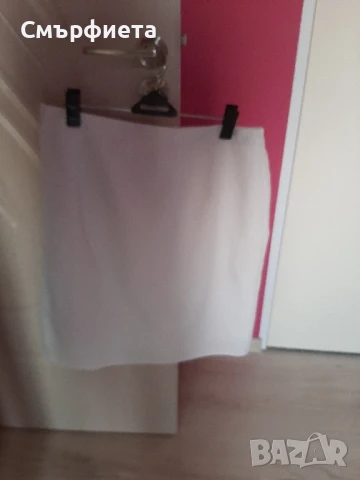 Дамска бяла пола , снимка 2 - Поли - 50857261