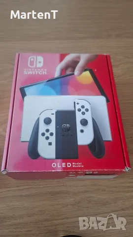 Nintendo Switch OLED 64 GB - бял, модчип, екстри, снимка 2 - Nintendo конзоли - 56072227