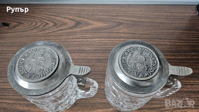 Чифт халби за бира, снимка 2 - Чаши - 52871477