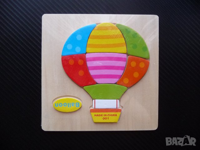  Дървен пъзел балон за най-малките играчка летящ хелий деца 