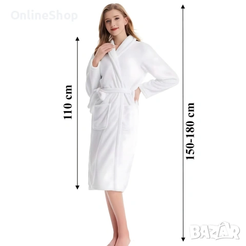 Луксозен мек халат, снимка 9 - Хавлиени кърпи - 53344539