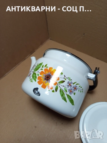 Соц Стара Емайлирана Съдинка. , снимка 6 - Антикварни и старинни предмети - 51781588