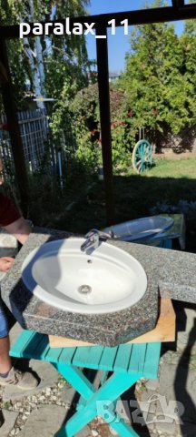 Мивка със смесител, гранитен плот за баня, вилата, къща за гости, Подарък, снимка 2 - Други стоки за дома - 34352874