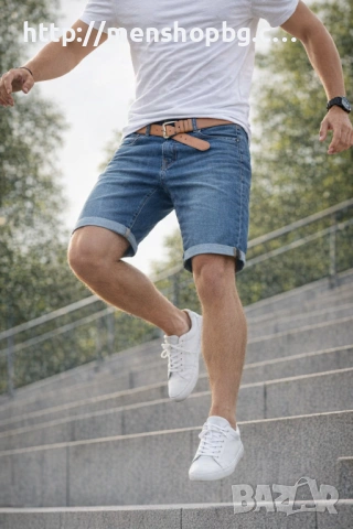  Къси панталони с колан - бермуди код 84