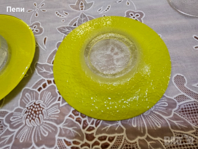 Бразилски стъклени чашки за кафе, снимка 3 - Чаши - 51772431