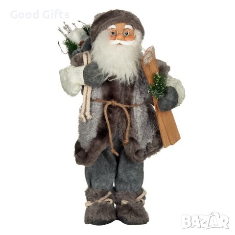 Дядо Коледа със ски, 46см