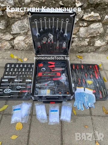 Немски куфар с инструменти BLT Werkzeuge 1050 части, снимка 5 - Куфари с инструменти - 53902487