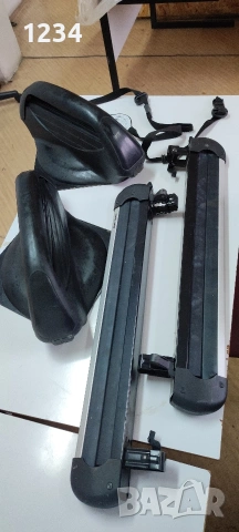 Магнитен багажник за ски и сноуборд и за греди