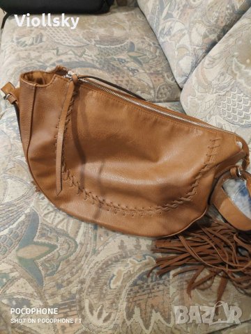 Дамска чанта, кожа, малко използвана, снимка 1