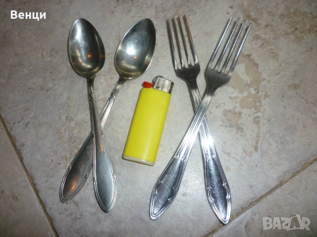  Нож Вилици Лъжици, снимка 9 - Антикварни и старинни предмети - 40706395