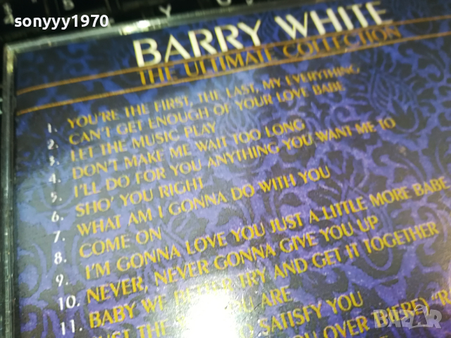 BARRY WHITE CD 1203241530, снимка 11 - CD дискове - 44731954