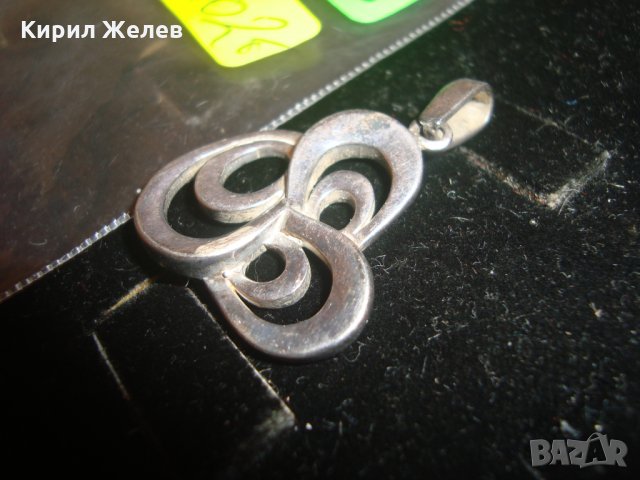 СРЕБЪРЕН ФЛОРАЛЕН ПЕНДАНТ СРЕБРО 925 ВИСУЛКА МЕДАЛЬОН 15008, снимка 2 - Колиета, медальони, синджири - 30293775